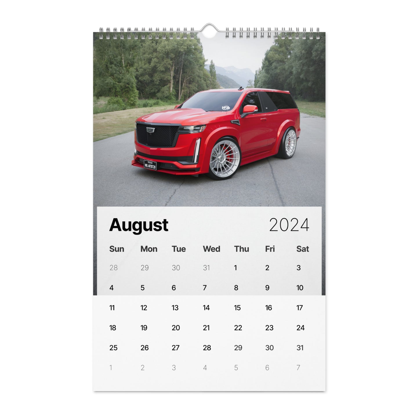 WB.Artist20 Wall calendar (2024)