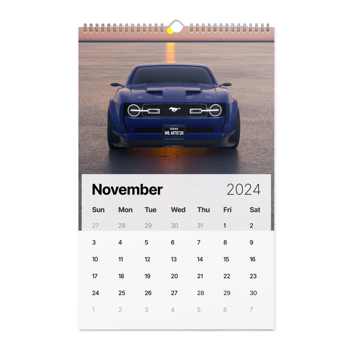 WB.Artist20 Wall calendar (2024)