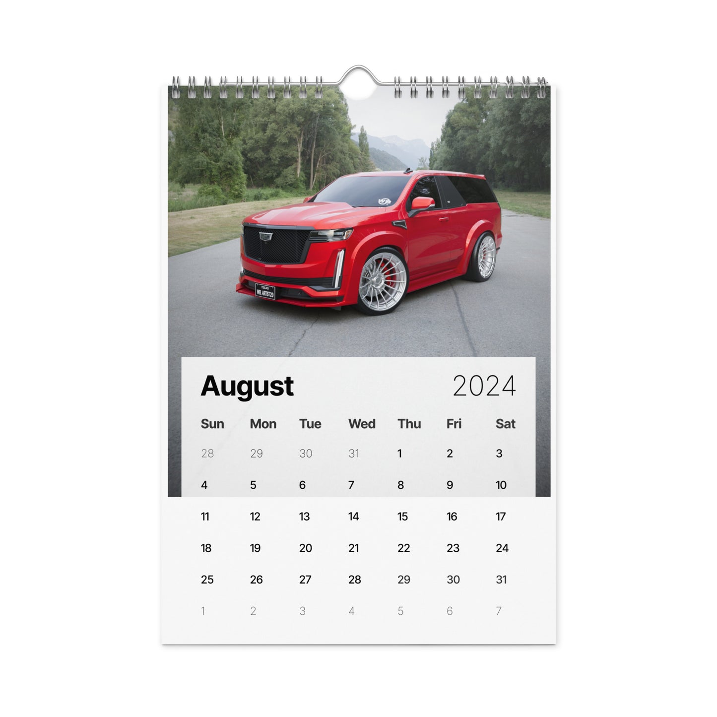 WB.Artist20 Wall calendar (2024)