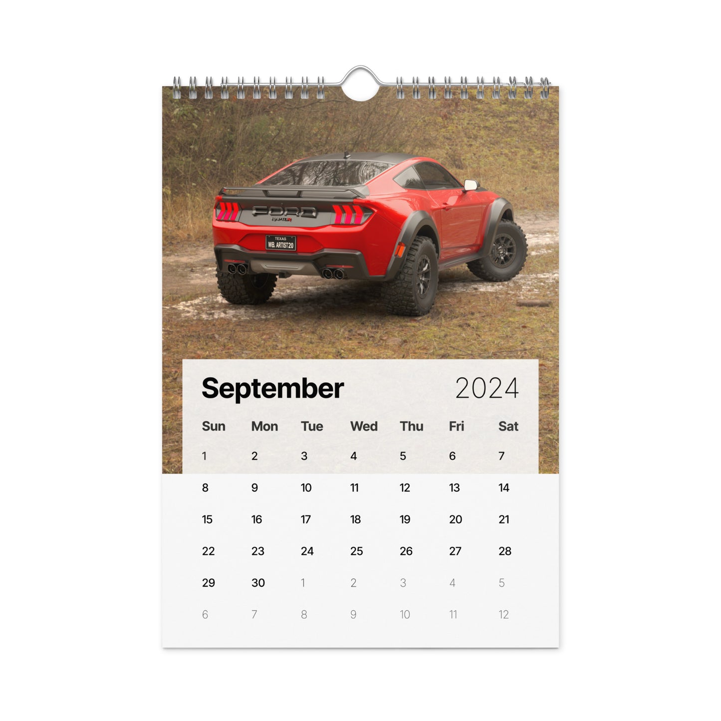 WB.Artist20 Wall calendar (2024)