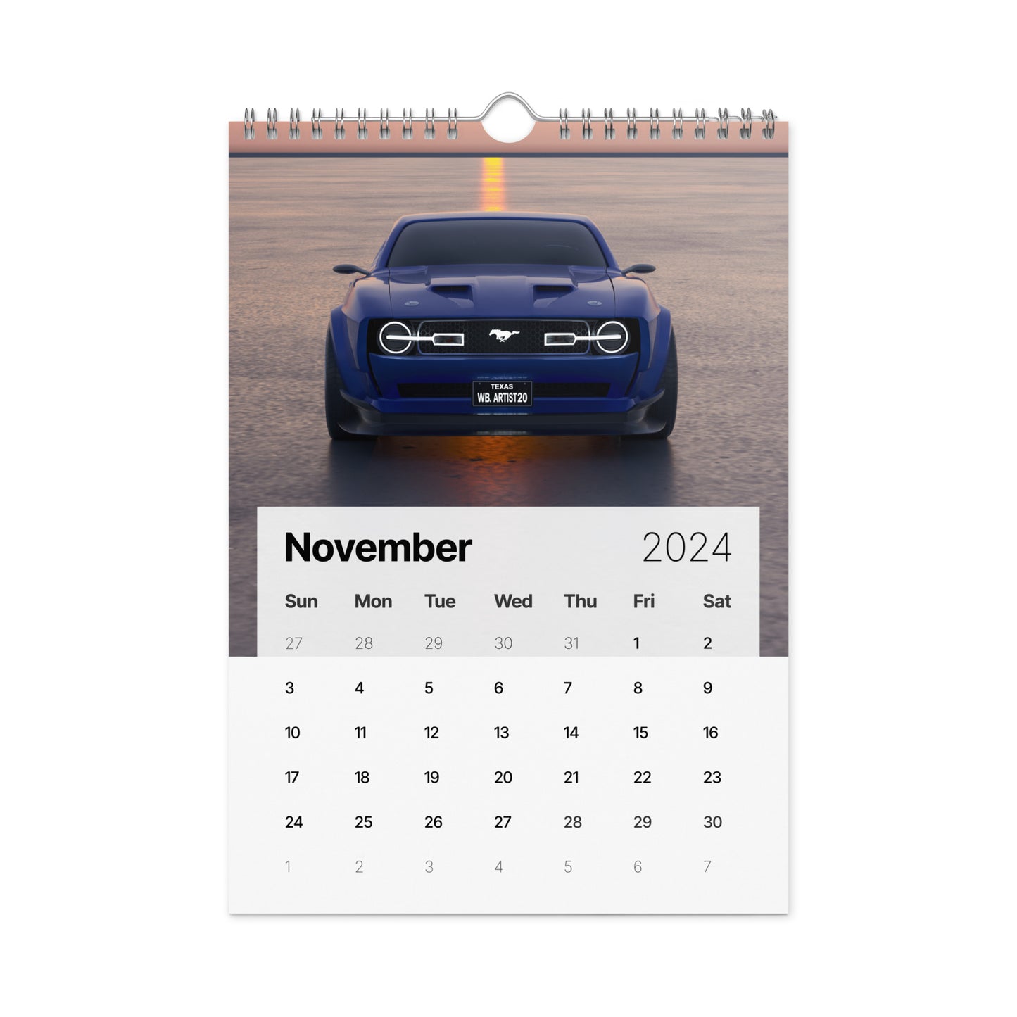 WB.Artist20 Wall calendar (2024)