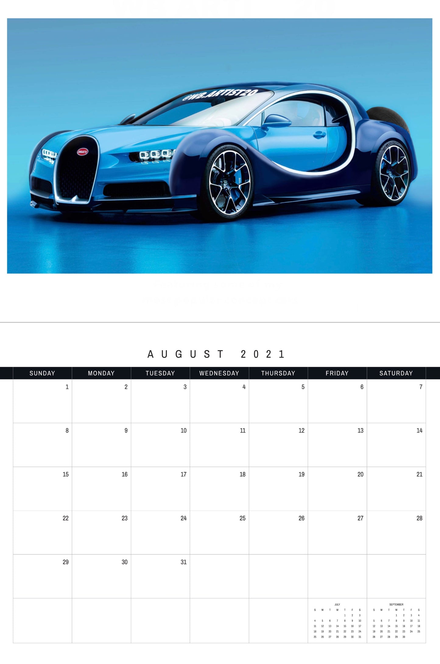 Import 2021 Calendar by WB.Artist20