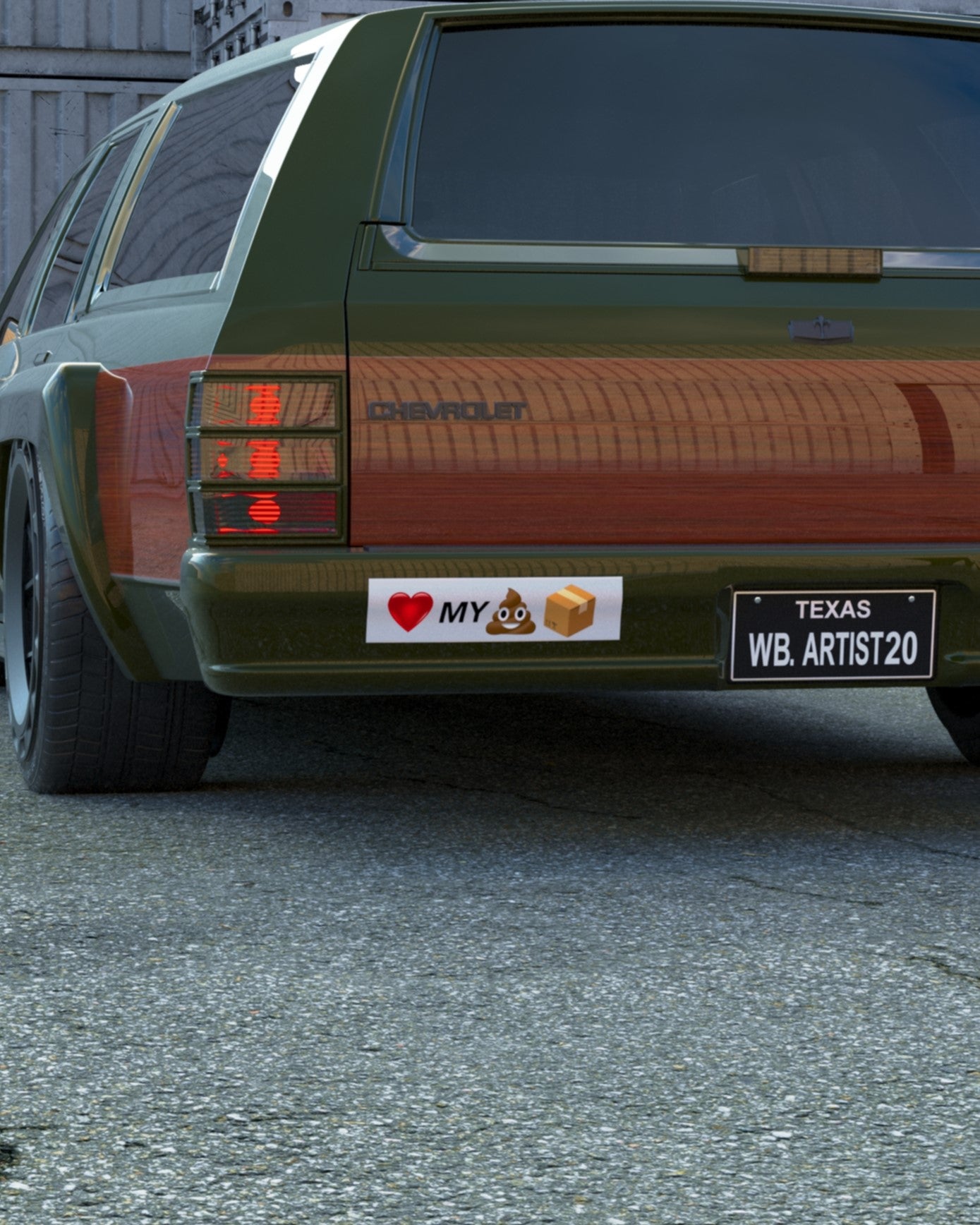 I LOVE MY...... BUMPER STICKER