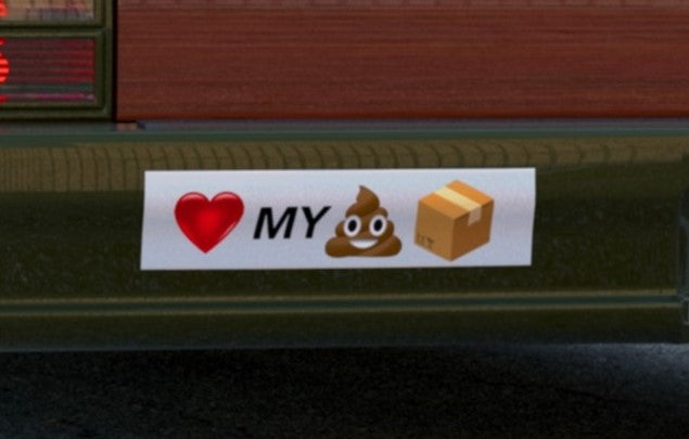I LOVE MY...... BUMPER STICKER
