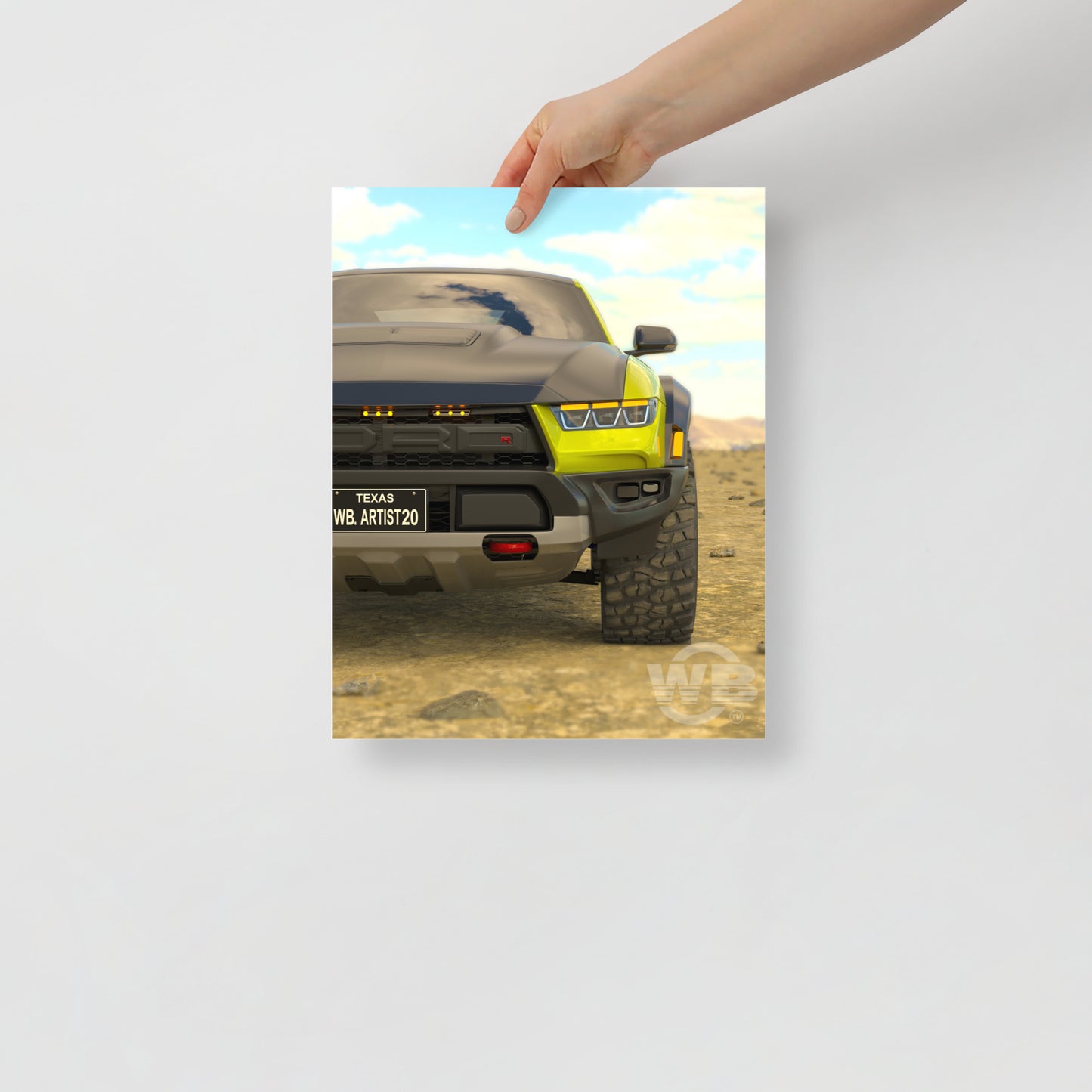 Mustang Raptor LY F Poster by WB.Artist20