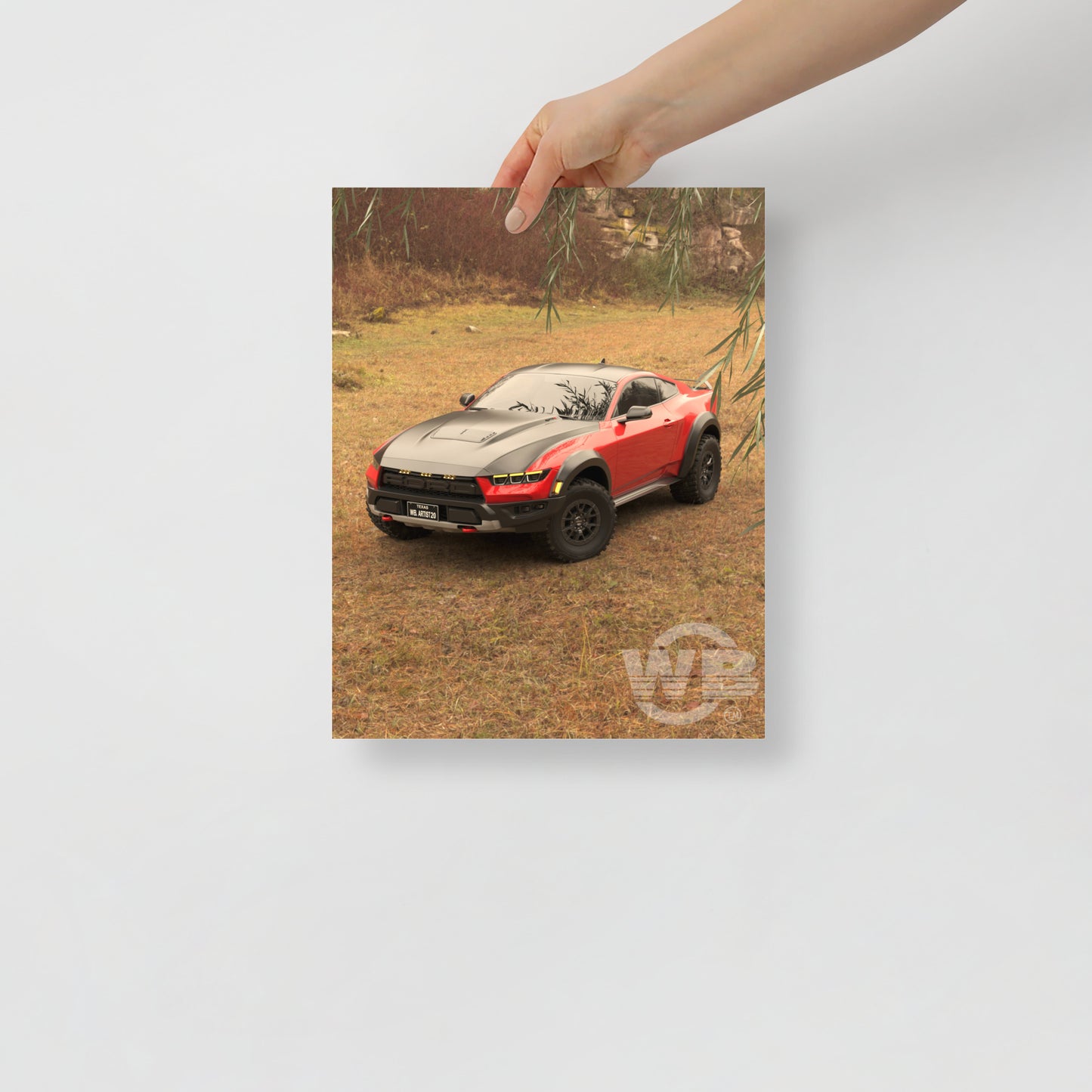 Mustang Raptor R FP Poster by WB.Artist20