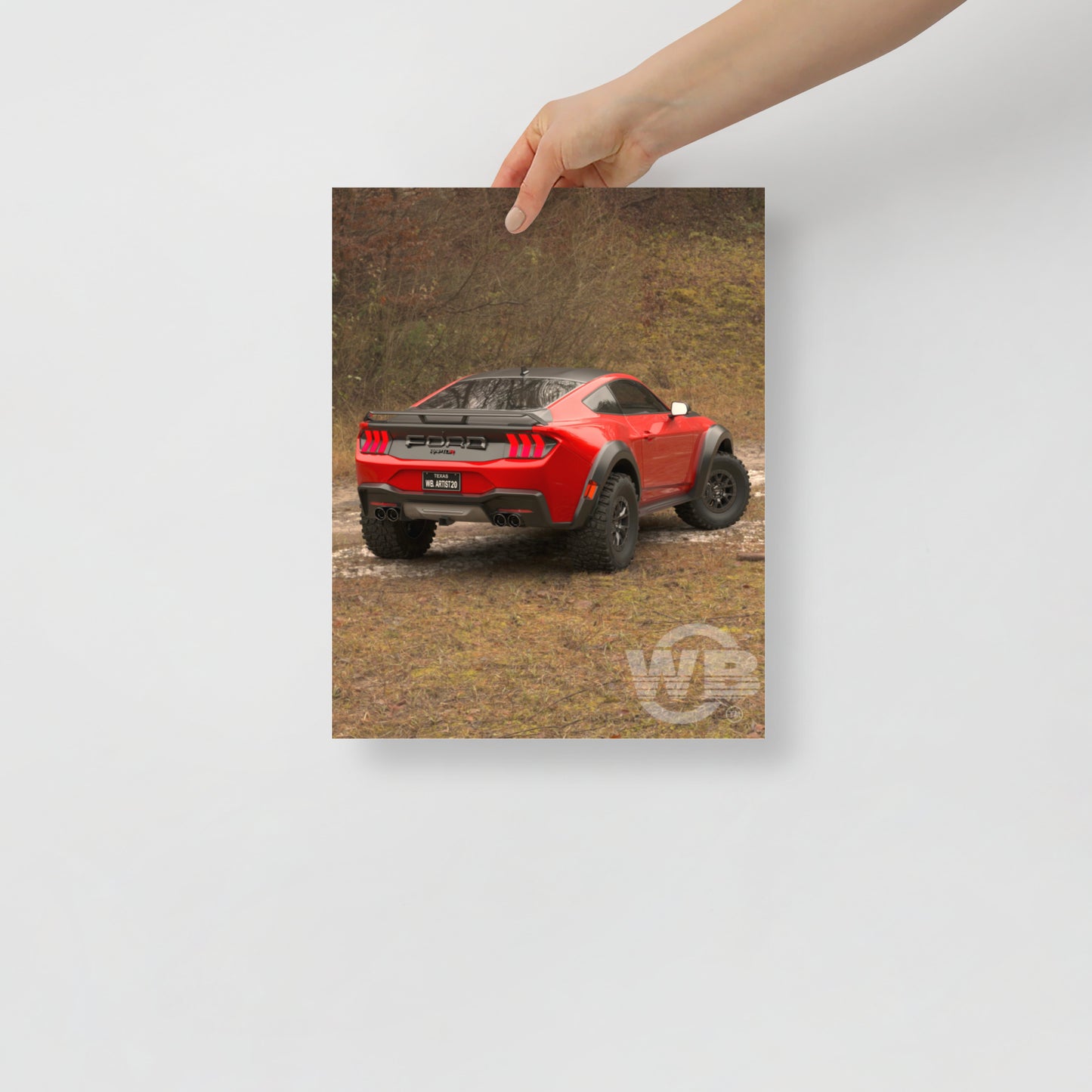 Mustang Raptor R RP Poster by WB.Artist20