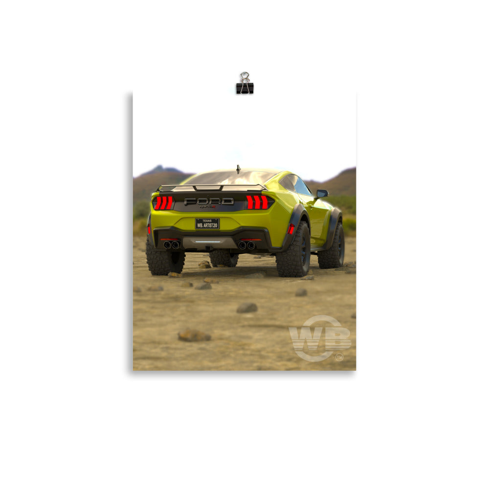 Mustang Raptor Poster LY by WB.Artist20