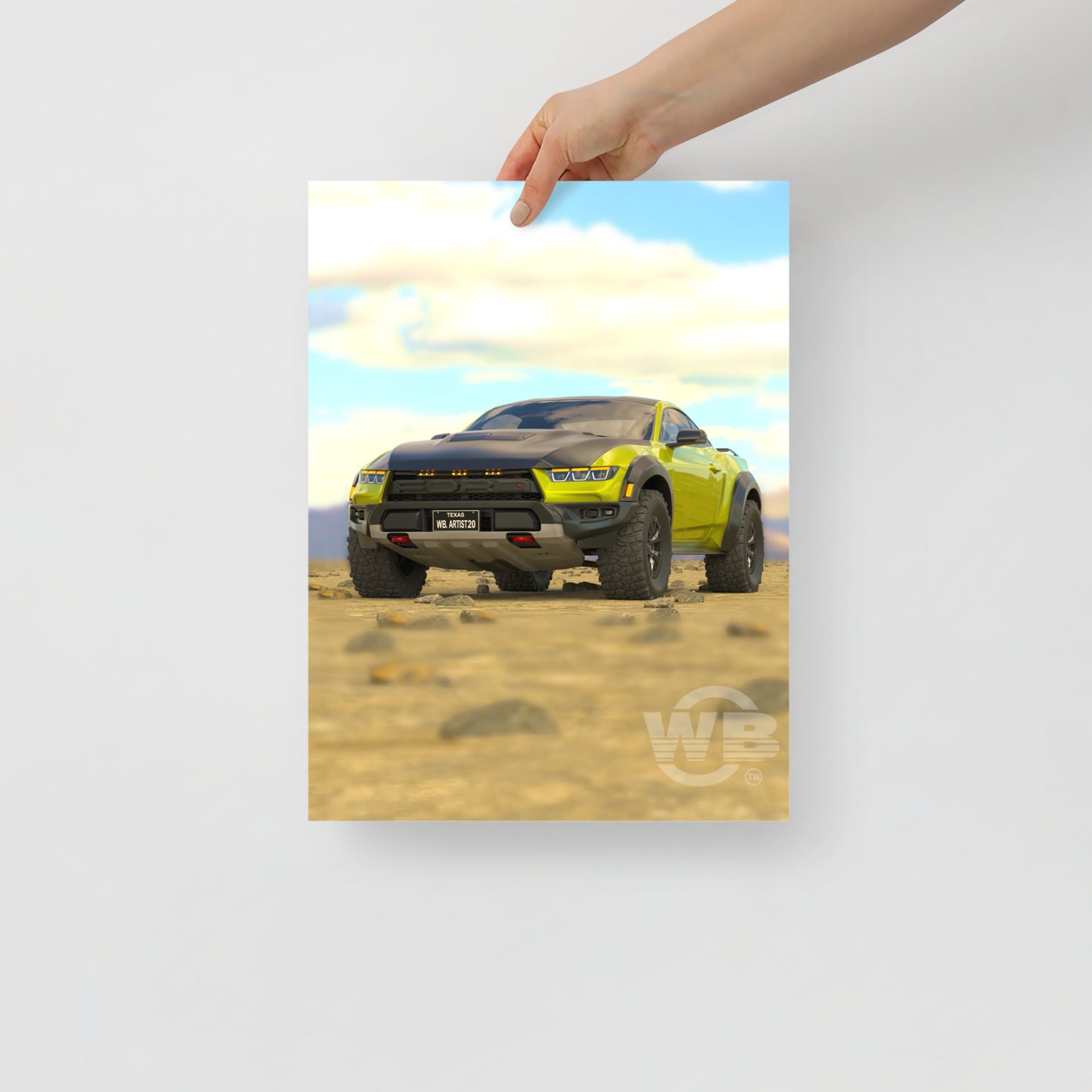 Mustang Raptor LY FP Poster by WB.Artist20