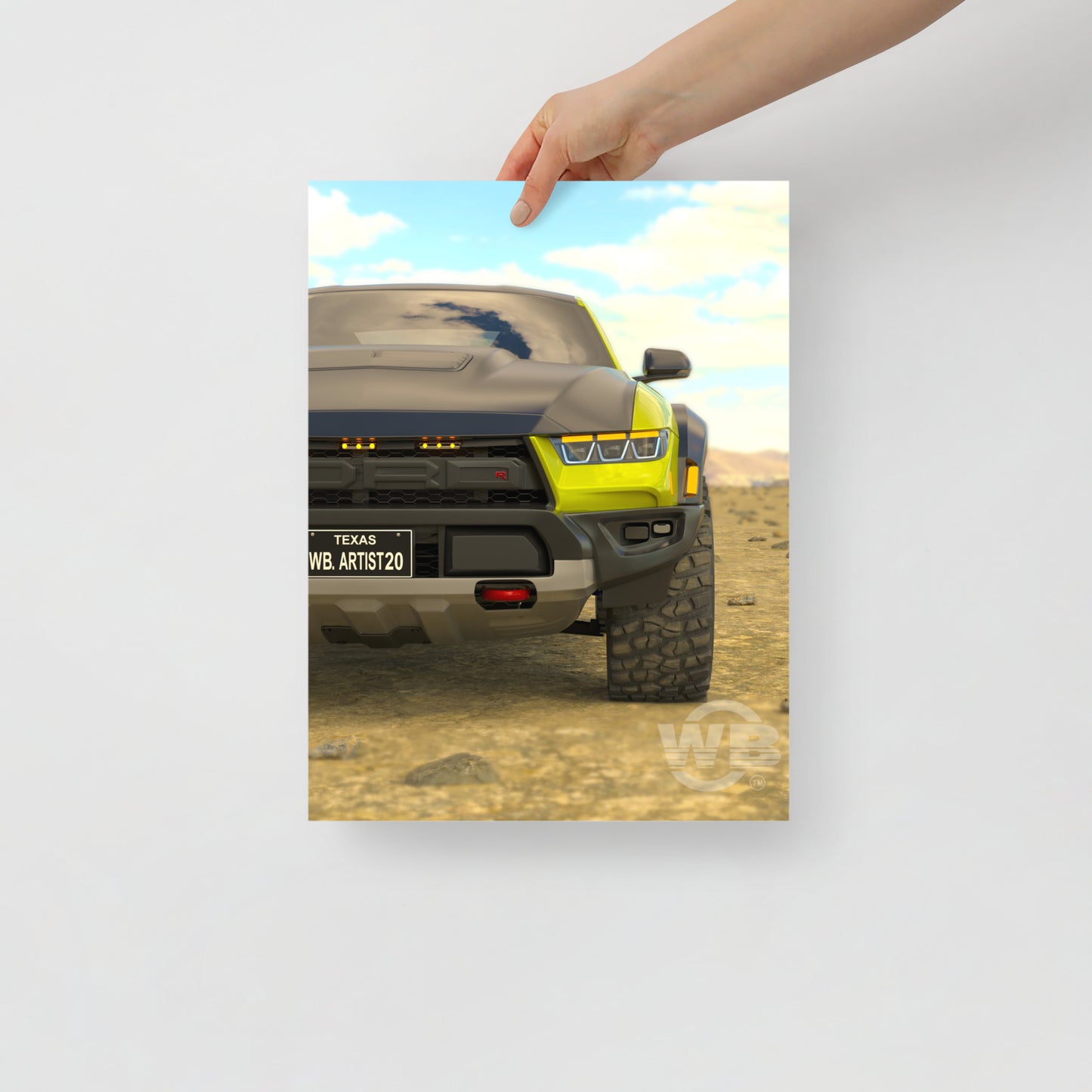 Mustang Raptor LY F Poster by WB.Artist20