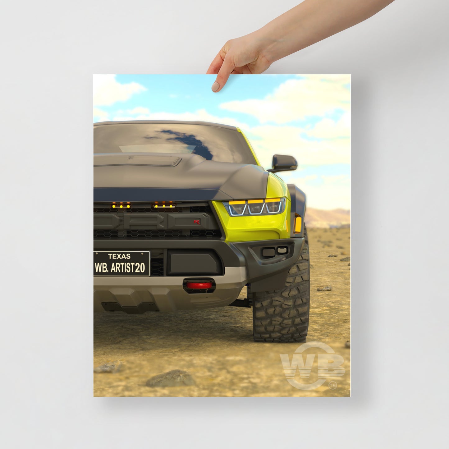 Mustang Raptor LY F Poster by WB.Artist20