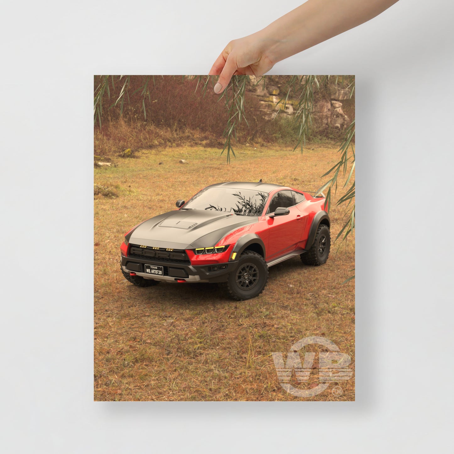 Mustang Raptor R FP Poster by WB.Artist20