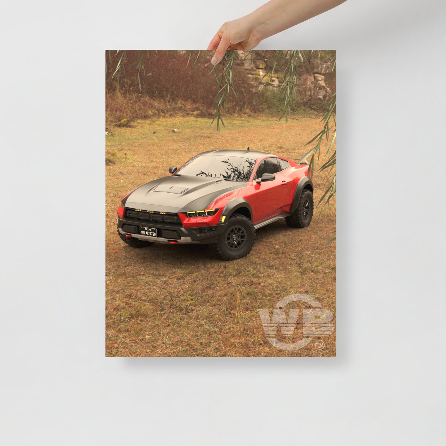 Mustang Raptor R FP Poster by WB.Artist20