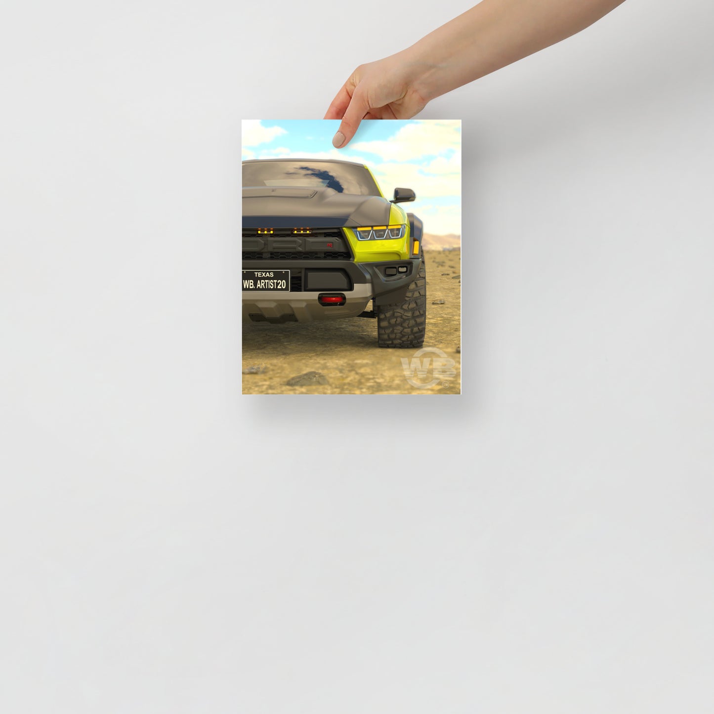 Mustang Raptor LY F Poster by WB.Artist20