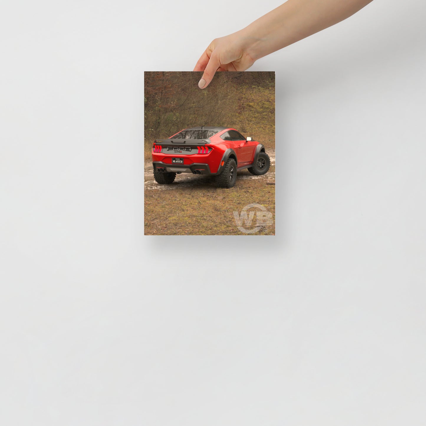 Mustang Raptor R RP Poster by WB.Artist20