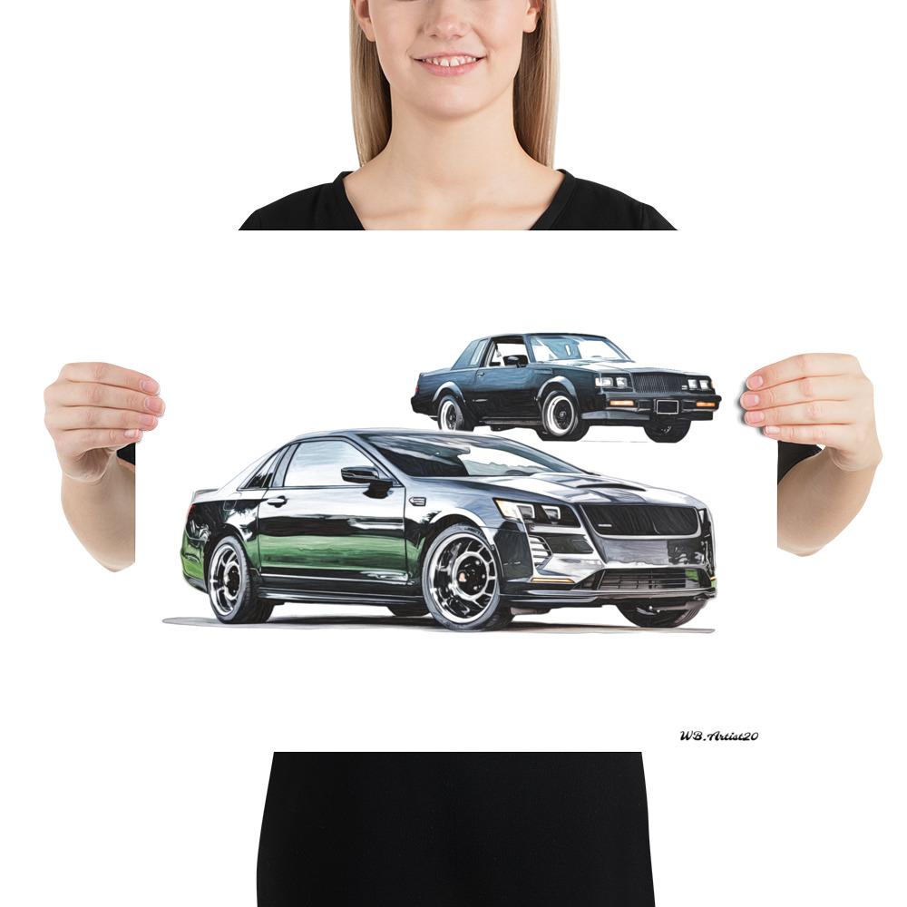 Modern GNX  Homage Poster by WB.Artist20 - WBArtist20