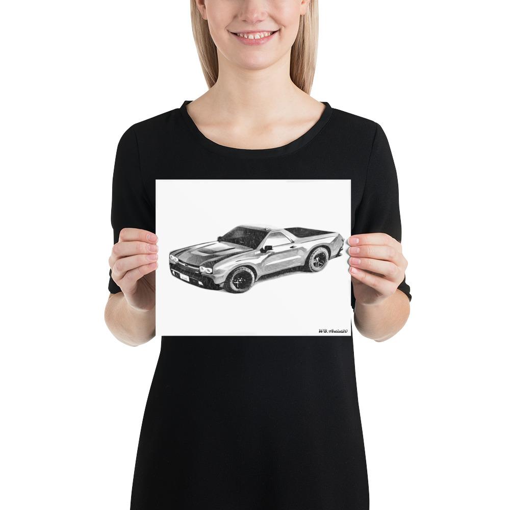 Modern El Camino Poster by WB. Artist20 - WBArtist20