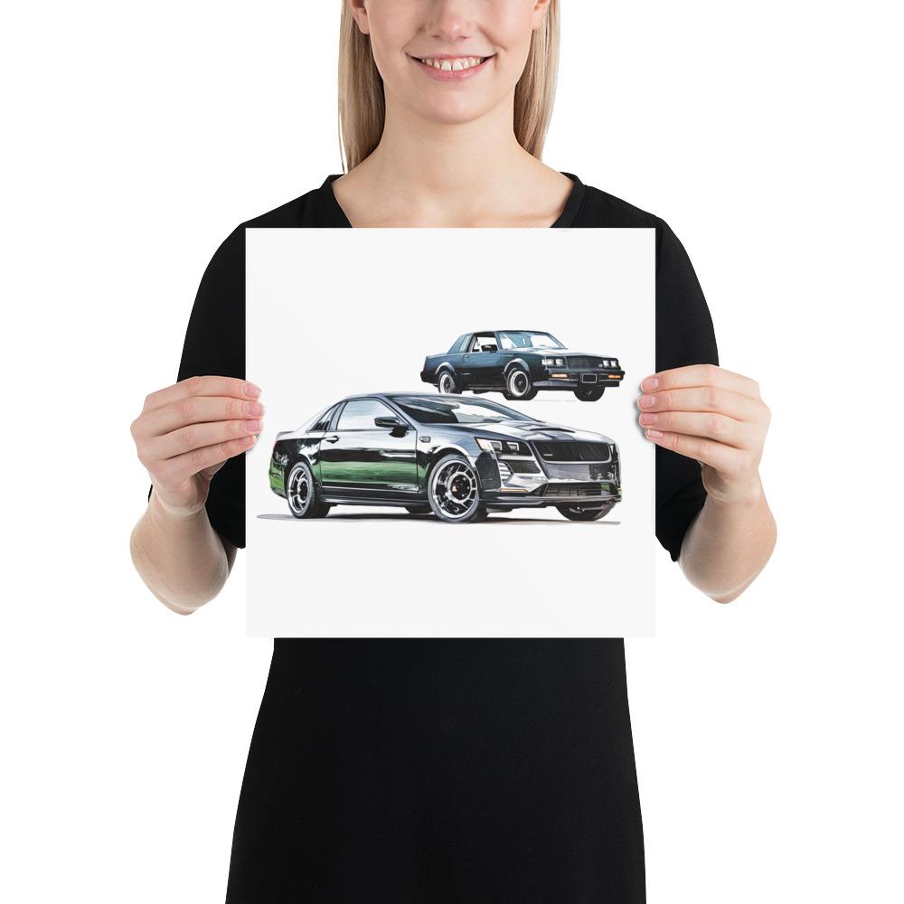 Modern GNX  Homage Poster by WB.Artist20 - WBArtist20