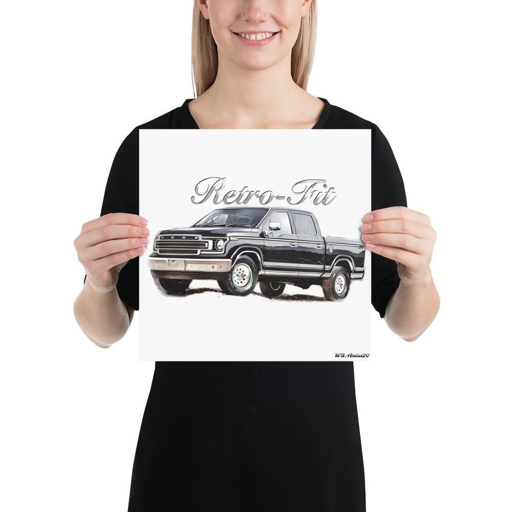 Retro F150 Poster by WB.Artist20 - WBArtist20