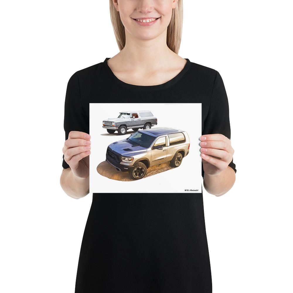 Ram Charger Homage Poster by WB.Artist20 - WBArtist20