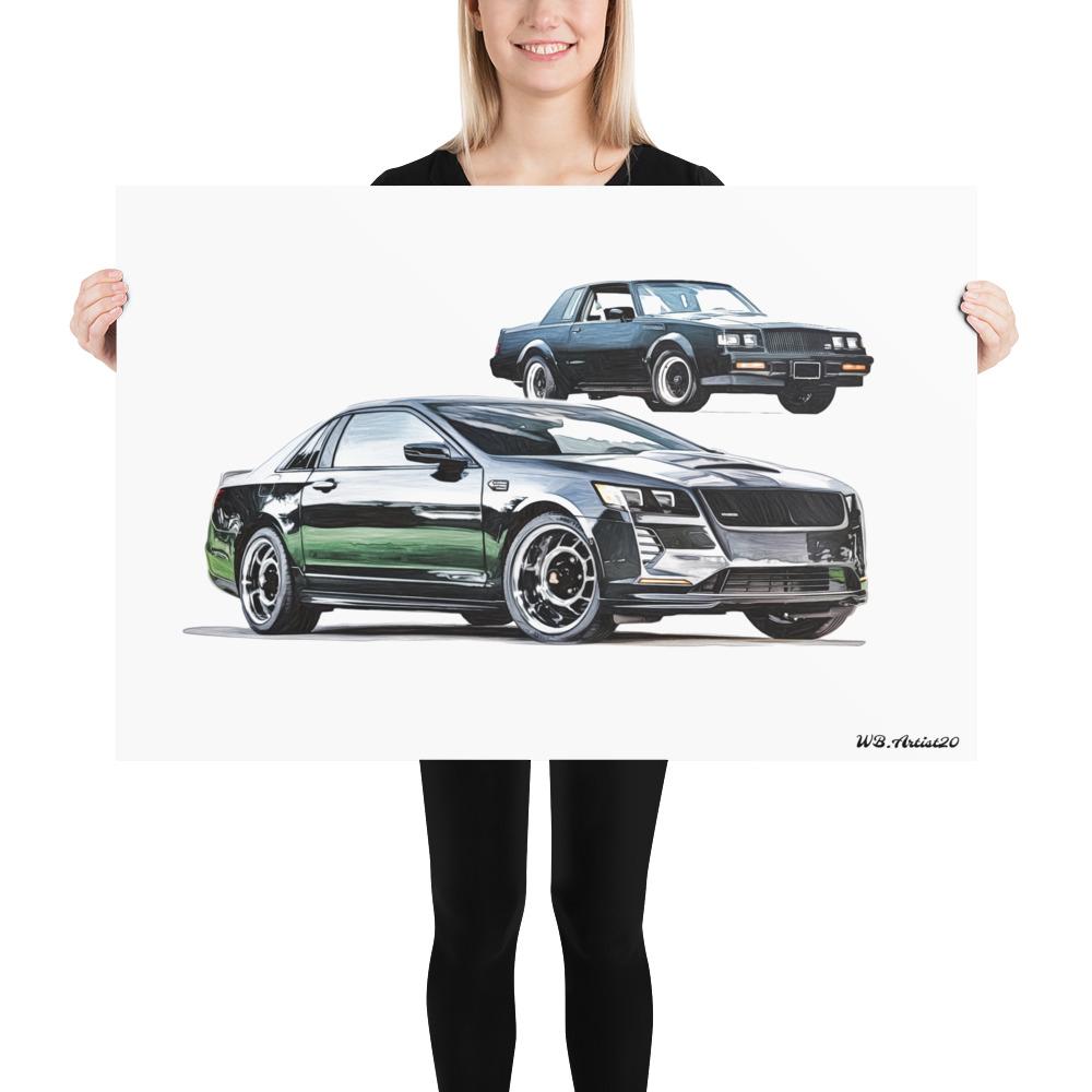 Modern GNX  Homage Poster by WB.Artist20 - WBArtist20