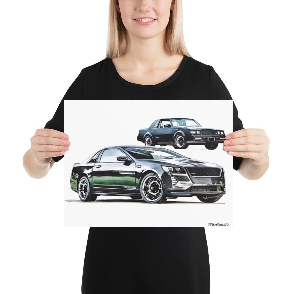 Modern GNX  Homage Poster by WB.Artist20 - WBArtist20