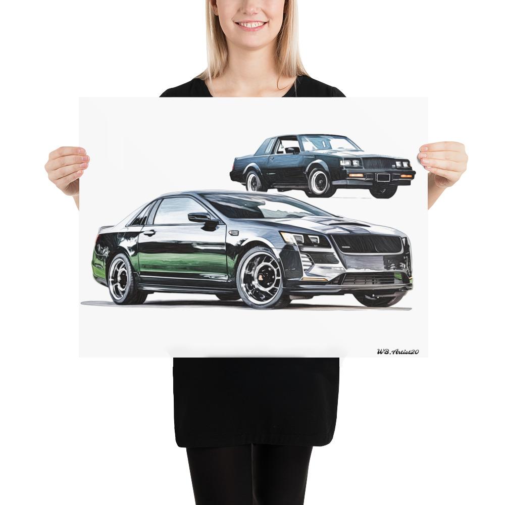 Modern GNX  Homage Poster by WB.Artist20 - WBArtist20