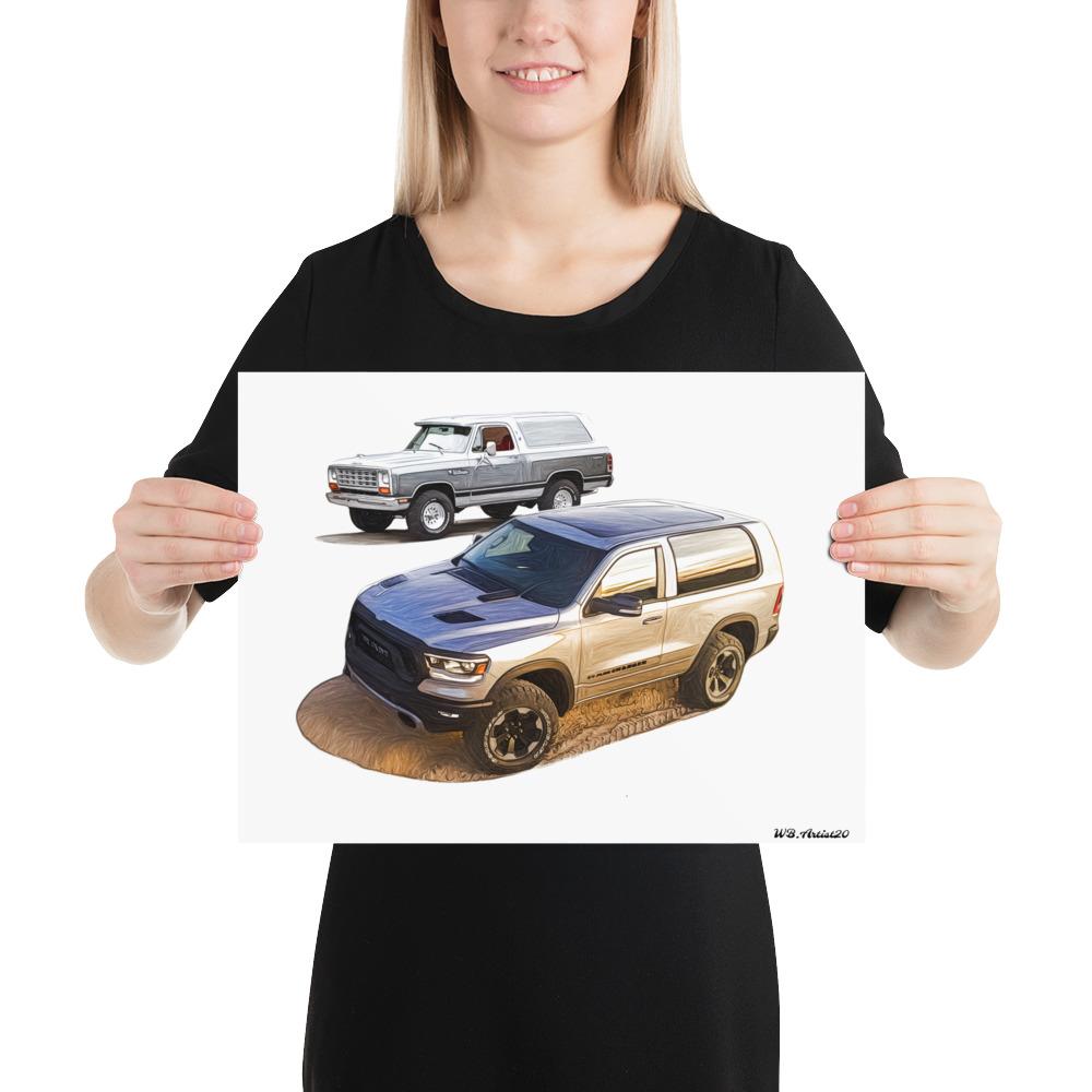 Ram Charger Homage Poster by WB.Artist20 - WBArtist20