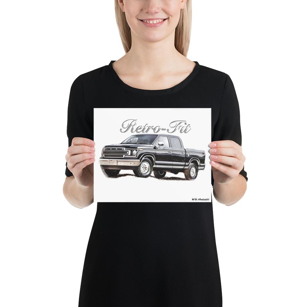 Retro F150 Poster by WB.Artist20 - WBArtist20