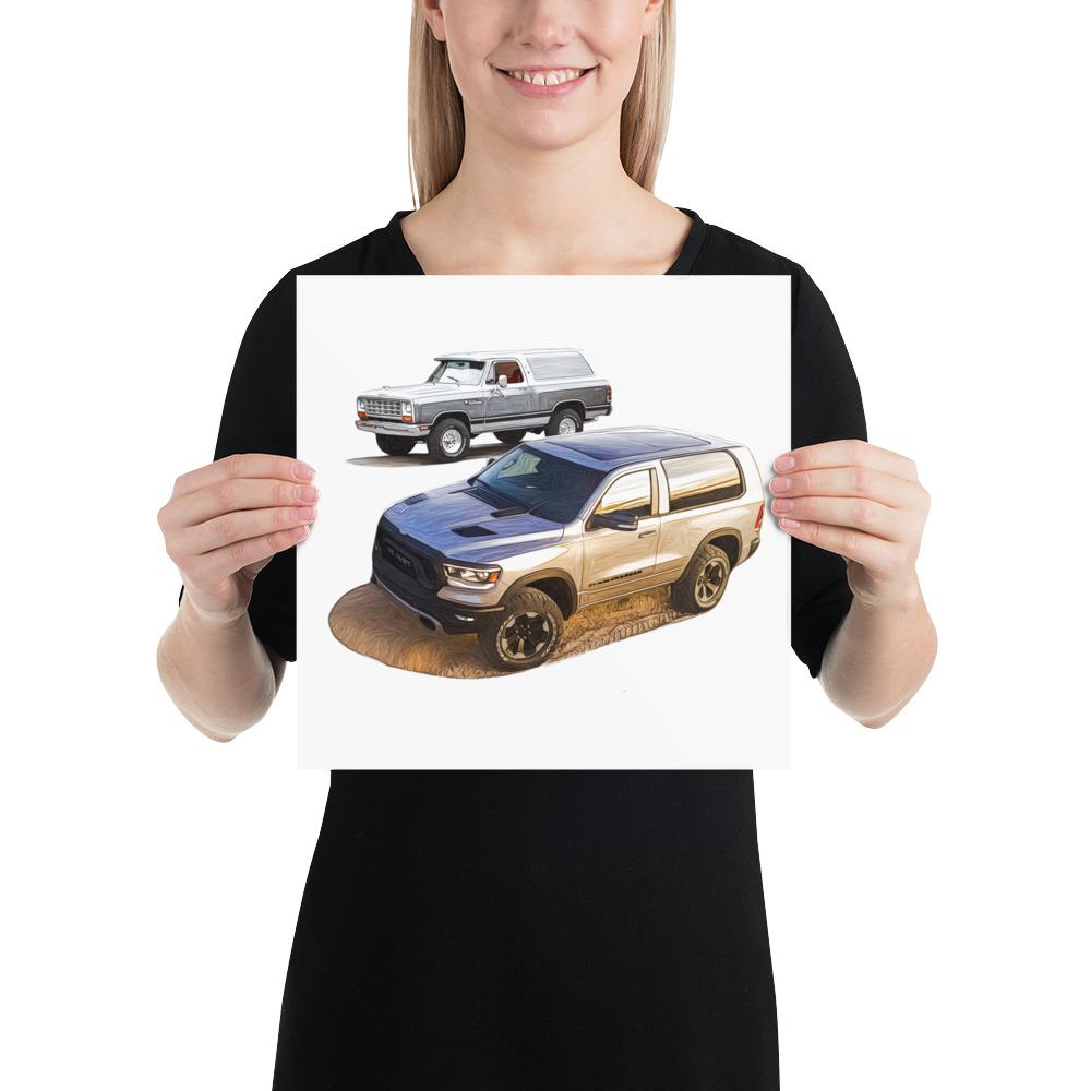 Ram Charger Homage Poster by WB.Artist20 - WBArtist20