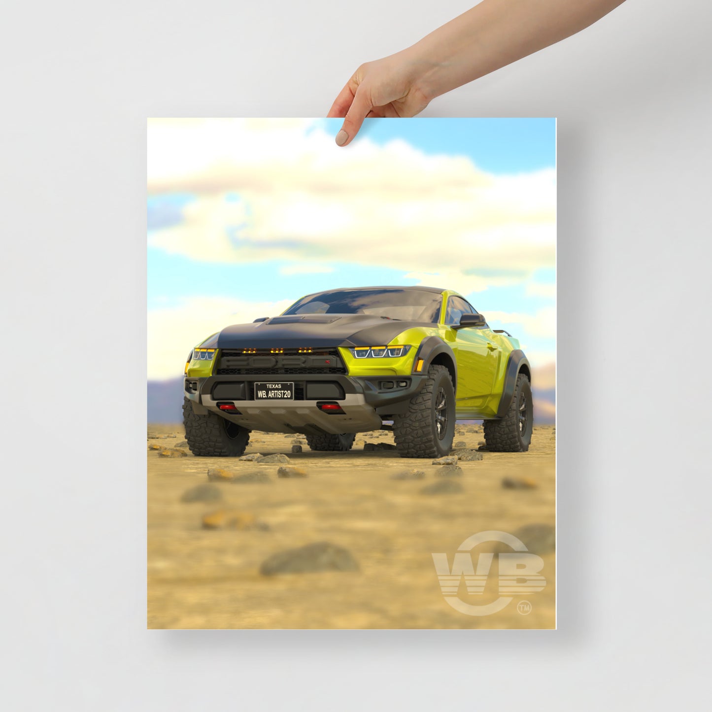 Mustang Raptor LY FP Poster by WB.Artist20